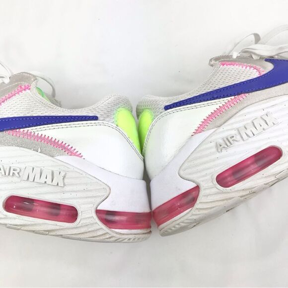 Nike Air Max Excee White Indigo Burst Pink Blast Running Athletic Sneakers - Picture 11 of 15